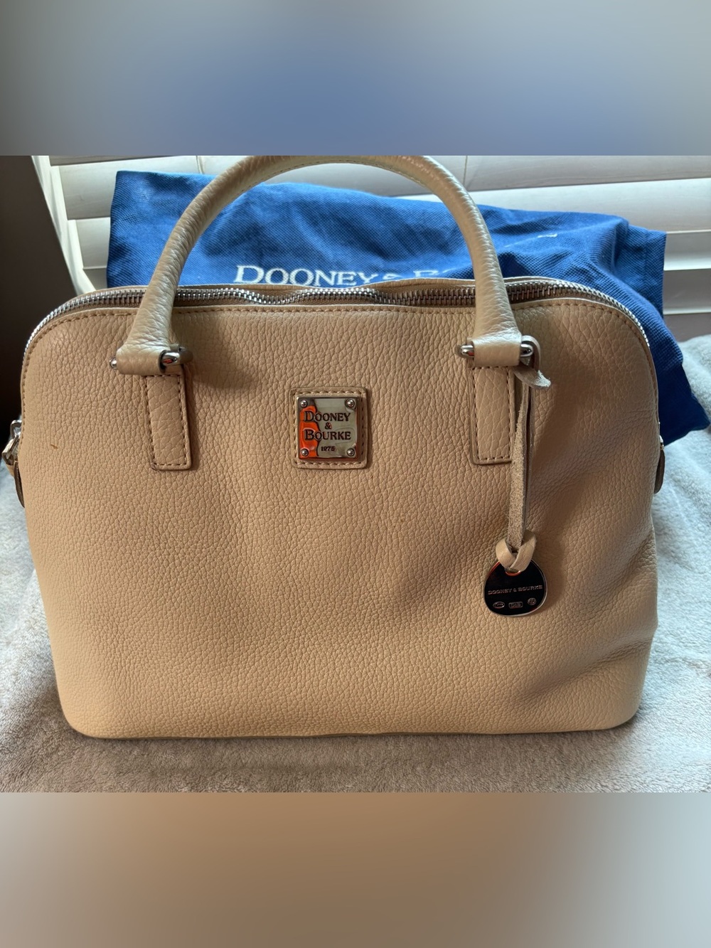 Dooney & Bourke - Bone Satchel New with tag